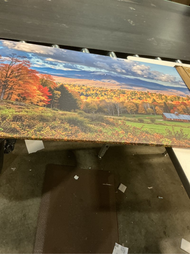Condition photo showing New/Like New for large canvas wall art colorful fall foliage mt mansfield vermont barn canvas prints framed painting modern artwork abstract stretched poster home decoration unique gift 20"x40"