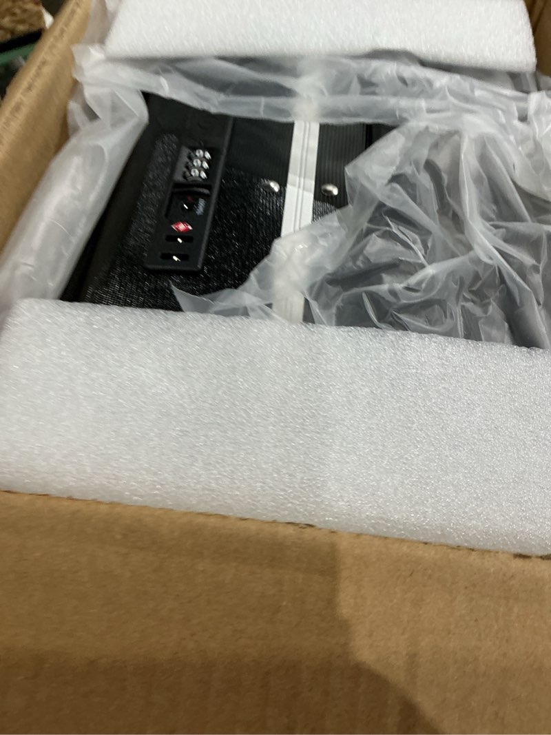 Condition photo showing Good Condition for hanke 20 inch carry on luggage with cup holder and charge,top opening hard shell suitcases with wheels and dividers,aluminum frame trunk luggage small suitcase with lock for travel,jet black jet black carry on 20-inch