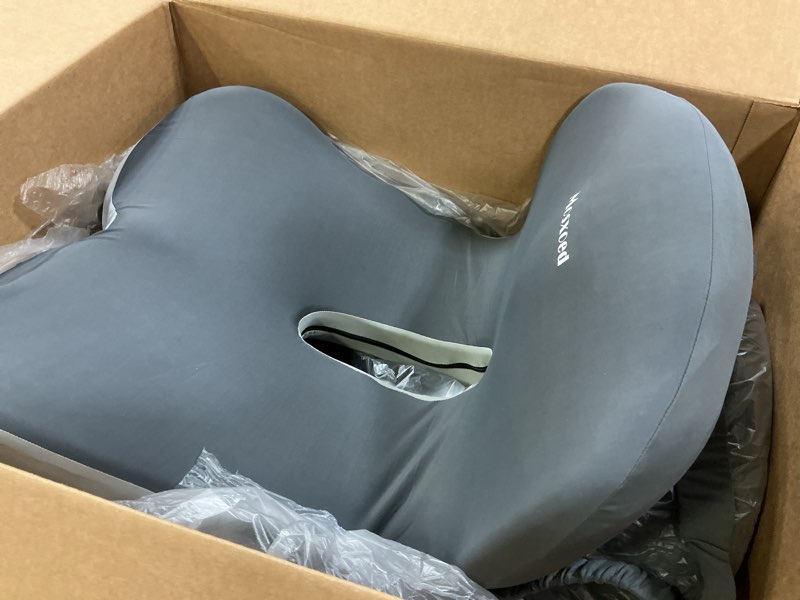 Condition photo showing Good Condition for Mosxoed Memory Foam Seat Cushion for Sciatica & Back Pain Relief - Ergonomic Chair Pad with Adjustable Strap & Supportive Comfort Cover, Non-Slip for Car, Truck, Office Chair - Dark Gray&Light Gray Dark Gray+light Gray 2 pcs