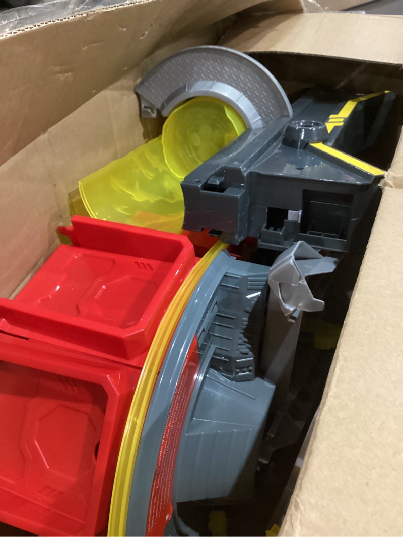Condition photo showing As Is for paw patrol, mighty lookout tower with 4 exclusive bonus action figures, toy car, lights and sounds (amazon exclusive), kids toys for ages 3 and up