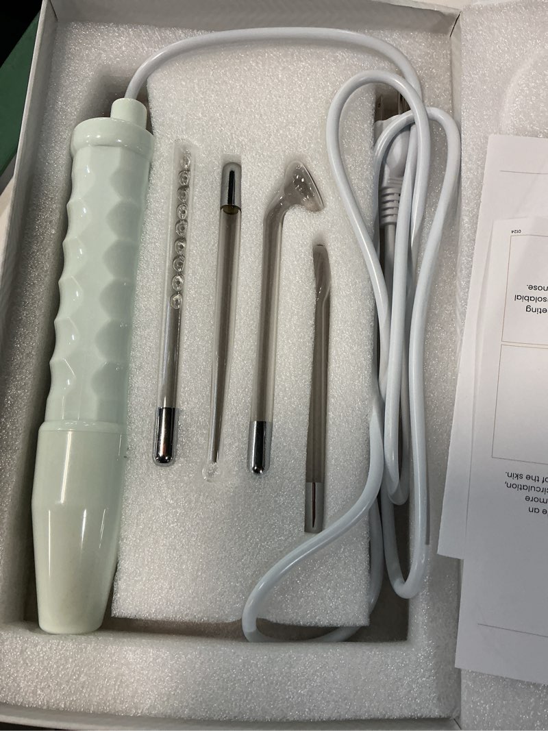Condition photo showing Good Condition for pure daily care nuderma handheld skin therapy wand machine w/neon – anti-aging - skin tightening - wrinkle reducing - dark circles – clarifying - hair & scalp stimulator 1 count (pack of 1)
