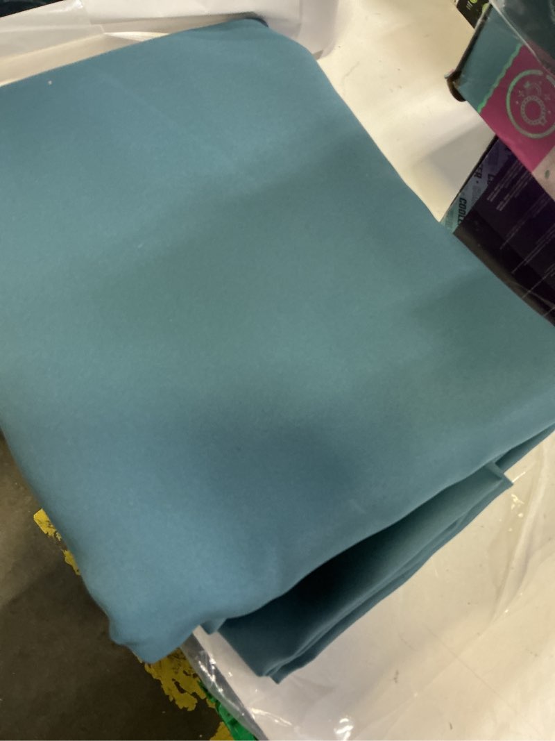 Condition photo showing New/Like New for ryb home blue blackout curtains for living room ceiling to floor privacy window curtains room darken,52”w x 90”l