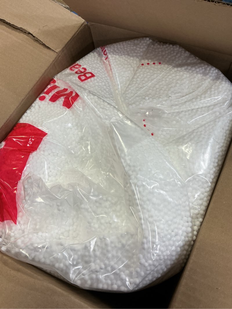 Condition photo showing Good Condition for big joe bean refill polystyrene beans for bean bags or crafts, 100 liters