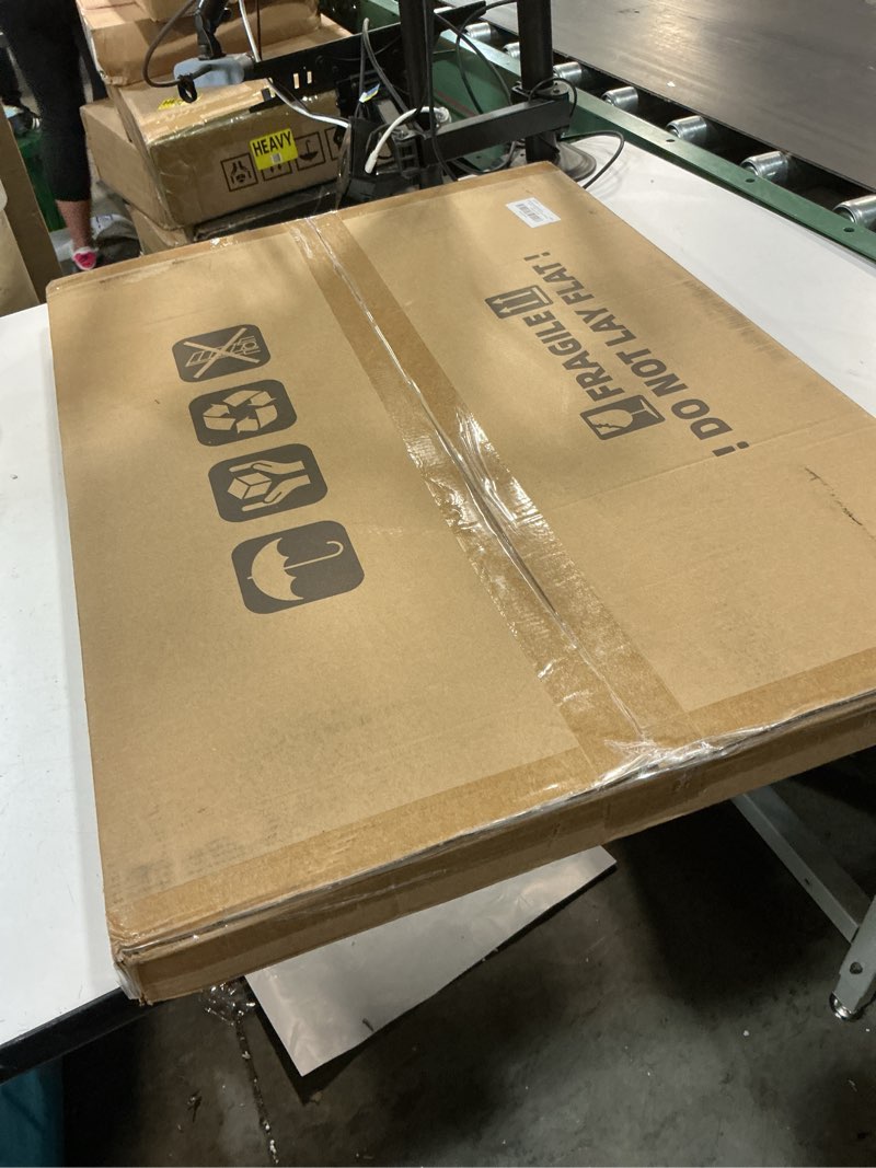 Condition photo showing New/Like New for irahmen 16x24 poster frame with 12x18 mat - plexiglass wooden picture frames for photo wall gallery mounting (dark brown, set of 2) dark brown 16x24