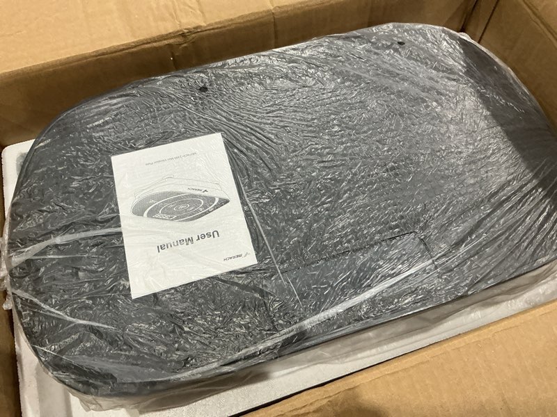Condition photo showing Good Condition for merach vibration plate exercise machine, curved vibration plate for lymphatic drainage weight loss, vibrating plate with real-time calorie tracking on led display, workout equipment for home women men black