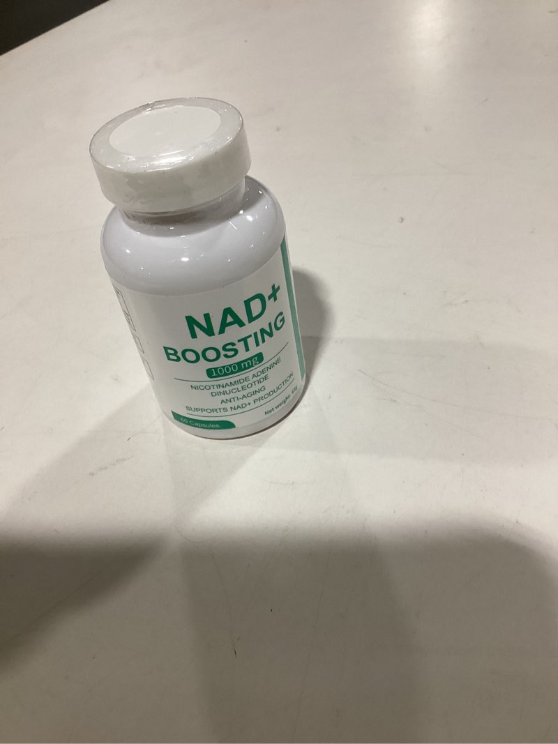 Condition photo showing Good Condition for NR1000 NAD+ Supplement – NMN Supplement Alternative,-Energy & Focus Support – Nicotinamide Riboside + Resveratrol Formula – Vegan, Non-GMO, Premium Quality – 60 Capsules