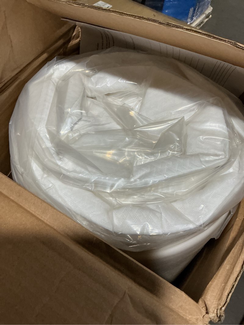Condition photo showing Good Condition for fdw | 10 inch full mattress | medium firm | gel memory foam mattress | white | bed in a box, certipur-us certified | pressure relief, cooling ventilated foam | washable removable cover