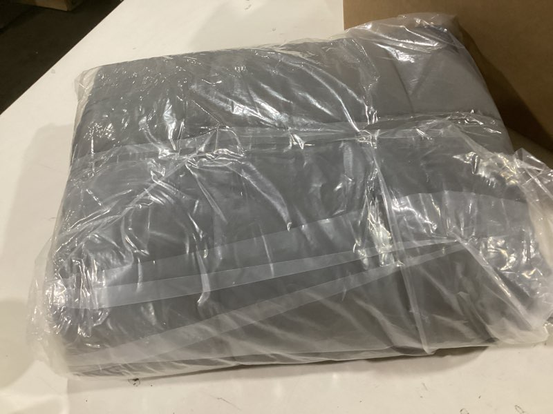 Condition photo showing Good Condition for Weighted Blanket for Adults (15 lbs, 48"x 72") Twin Size Heavy Blanket, Breathable Cotton with Natural Glass Beads, Machine Washable Grey-48"x72" 15LB