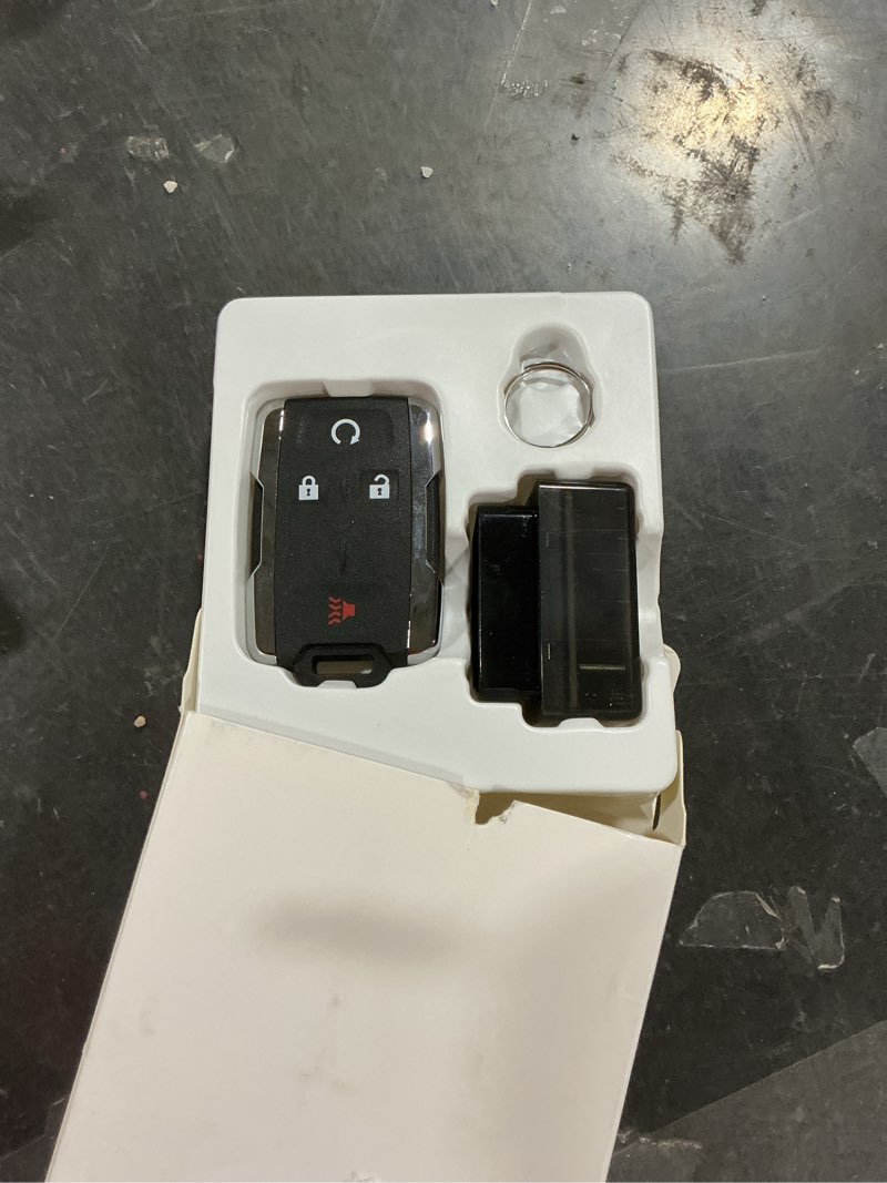 Condition photo showing Good Condition for key fob replacement for 2014-2020 chevrolet silverado & gmc sierra/ 15-21 chevy colorado &gmc canyon car keyless entry remote control, m3n-32337100, 4 btn