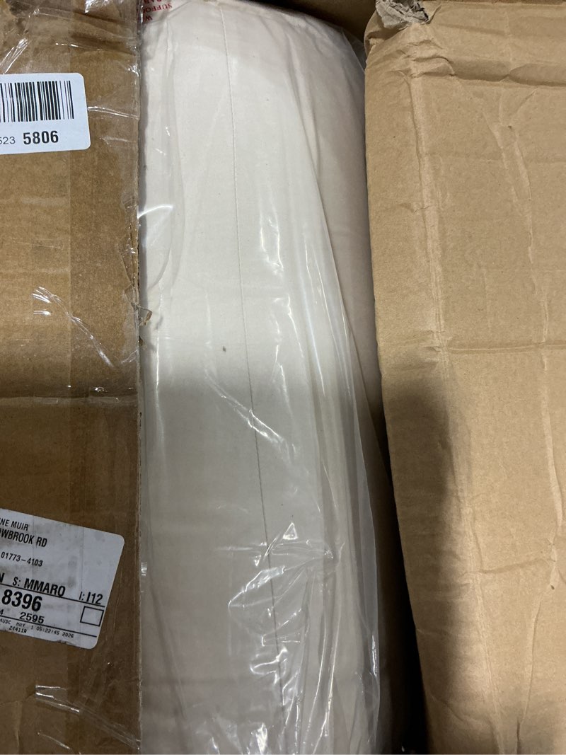 Condition photo showing New/Like New for hybrid australian wool comforter twin size with 100% organic cotton, hypoallergenic luxury duvet insert with tabs, temperature regulating all-season bedding, white year-round white twin