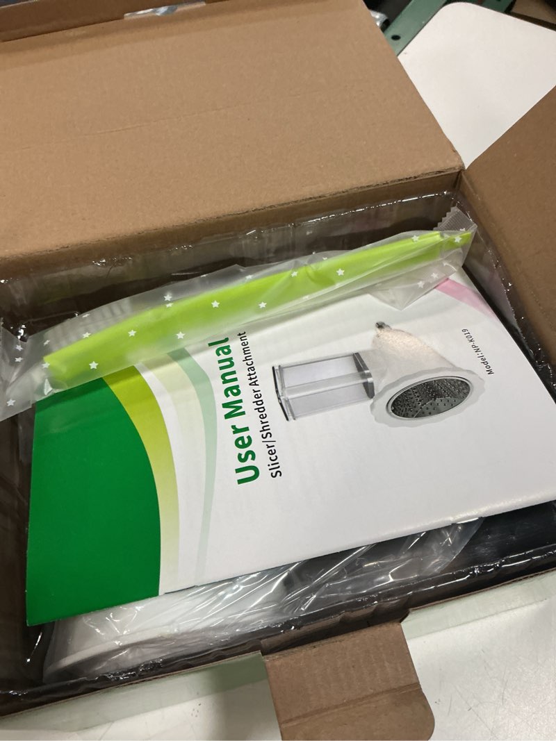 Condition photo showing Good Condition for slicer/shredder attachment for kitchenaid mixers,cheese grater & vegetable chopper & salad shooter & grater accessories (4 blades)