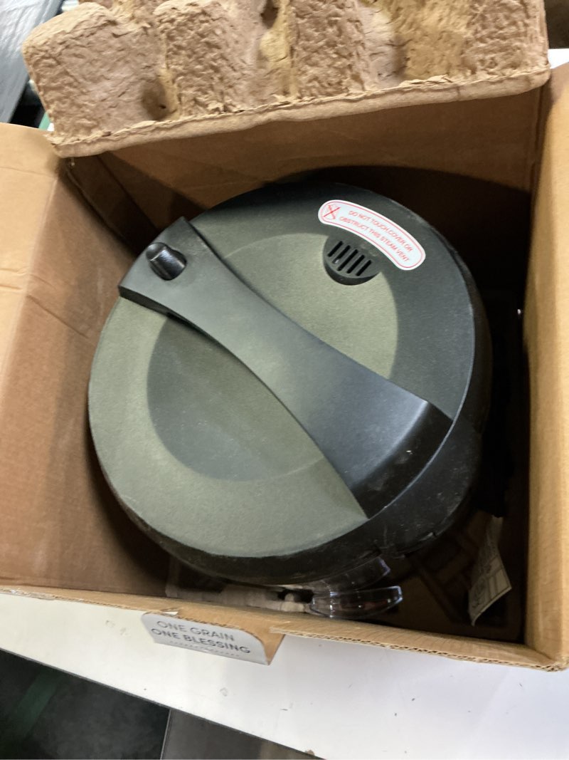 Condition photo showing Good Condition for Aroma Housewares Professional Plus ARC-5000SB 20 Cup (Cooked) Digital Rice Cooker, Food Steamer, Slow Cooker, Stainless Exterior/Nonstick Pot, Silver, Black, 10-cup uncooked/20-cup cooked/4QT