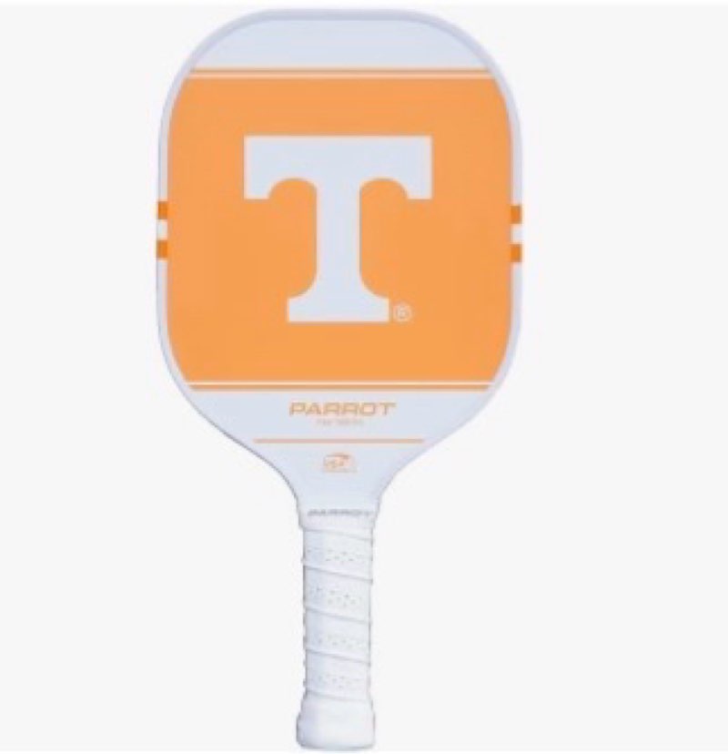Team Golf Parrot Paddles NCAA Tennessee Sport Plus Pickleball Paddle