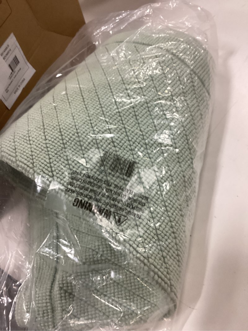 Condition photo showing As Is for Arkwright 100% Cotton Bathroom Rug - High Absorbent Stylish Textured Woven Design Bath Mat, Slip Res