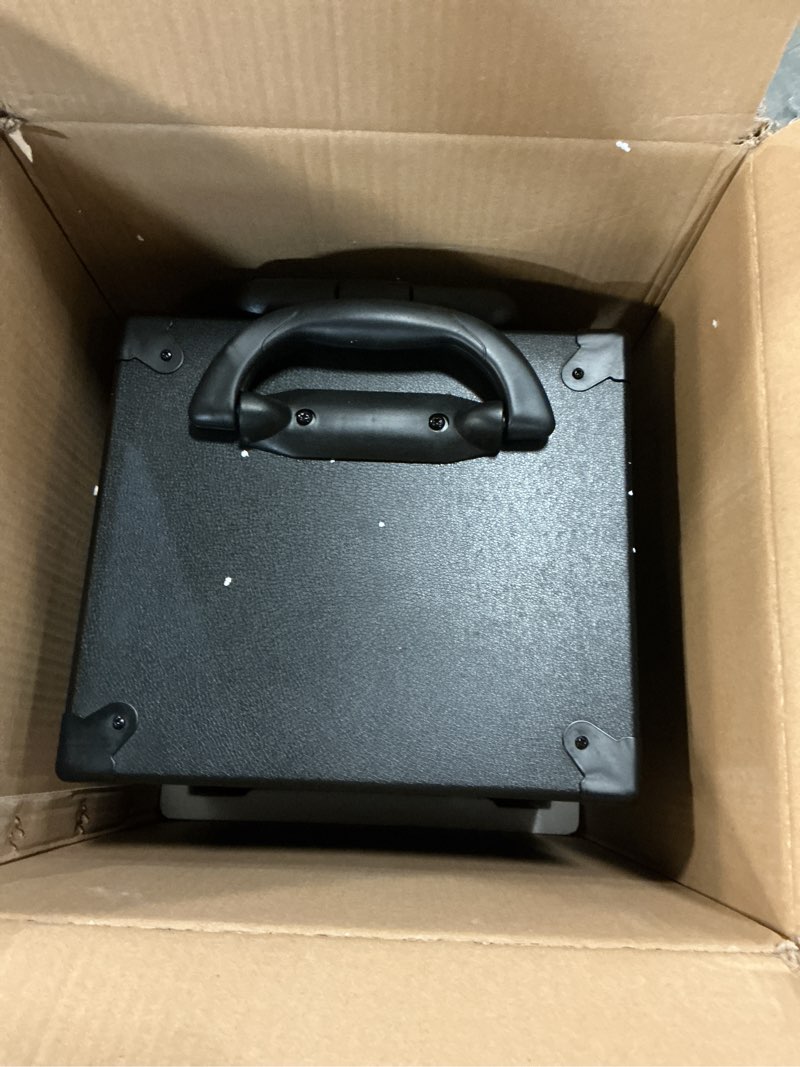 Condition photo showing Good Condition for pyle wireless portable pa system-400w bluetooth compatible rechargeable battery powered outdoor sound stereo speaker microphone set w/handle, wheels-1/4 to aux, rca cable (pwma230bt) 8 inch