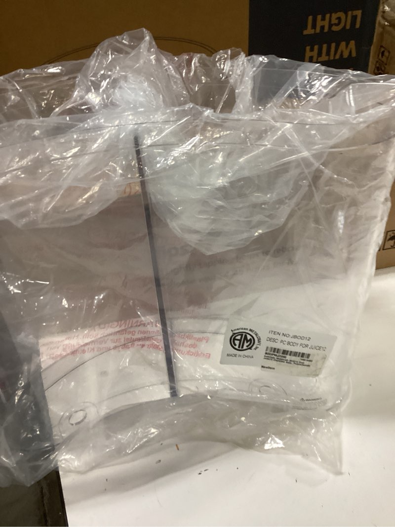 Condition photo showing As Is for (Only accessorie) American Metalcraft JBOD12 Dual Juice12 Dispenser Body, Polycarbonate