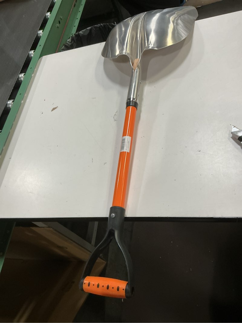 Condition photo showing Good Condition for WIKER Aluminum Snow Shovel for Driveway, 45-Inch Large Capacity Blade, 3.5lbs Lightweight with Fiberglass D-Grip Handle, Heavy Duty Metal Snow Removal Tool for Home and Garden