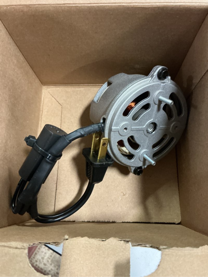 Condition photo showing As Is for Broan-NuTone Metal Replacement Bath Fan Motor