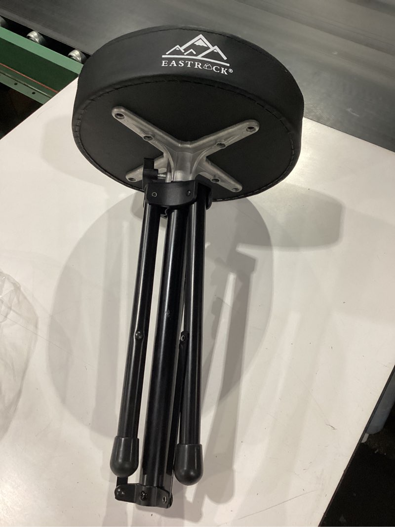 Condition photo showing New/Like New for eastrock drum throne,padded drum seat drumming stools with anti-slip feet for adults and kids drummers (black)