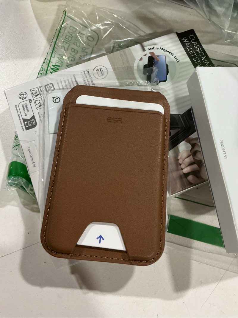 Condition photo showing Good Condition for moft magsafe wallet stand with apple find my, ultra-slim trackable strong magnetic phone card holder, 3-in-1 multi-angle adjustable phone stand for iphone 17/16/15/14/13/12 series, jet black