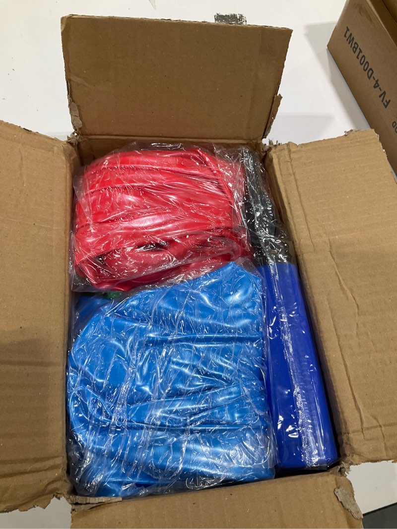 Condition photo showing Good Condition for 4pcs 22inch bouncy ball with handle set – inflatable hopper jumping bouncy balls with air pump for sports, parties & active play (red+blue+green+purple, 22inch) 22inch red+blue+green+purple