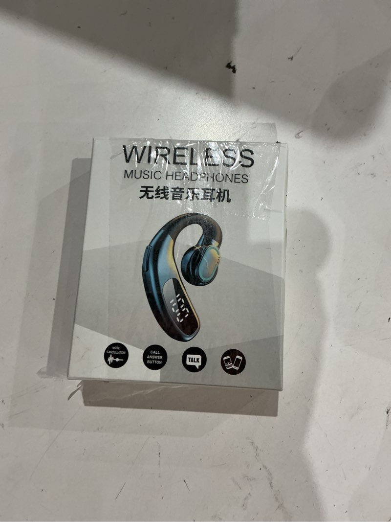 Condition photo showing As Is for wireless handsfree bluetooth earpiece for driving single earbud bluetooth headset one ear earbuds op