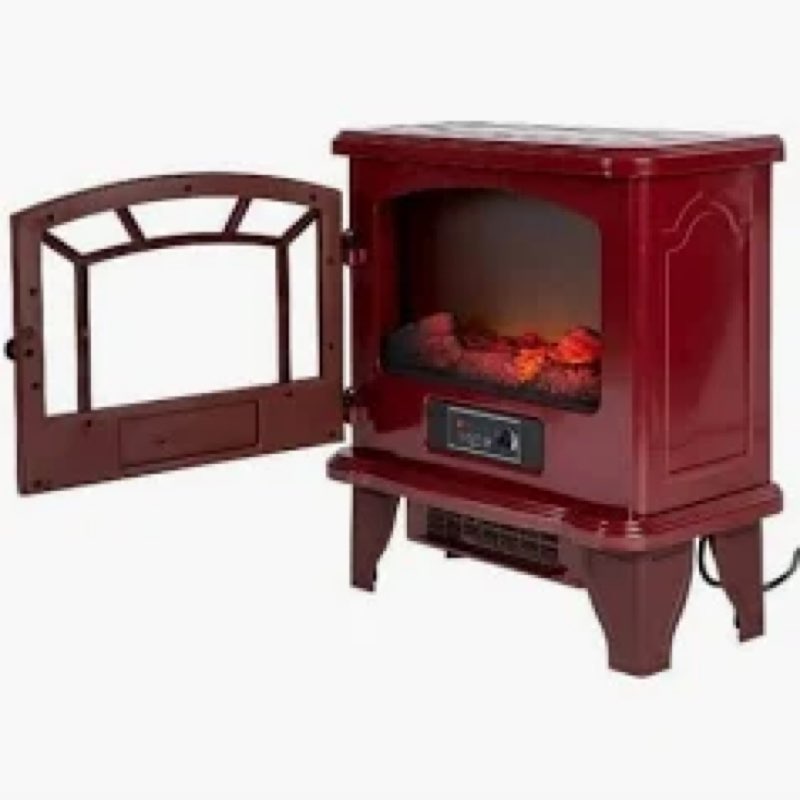 duraflame stove heater with infragen heat & 3d flame. cinnamon 