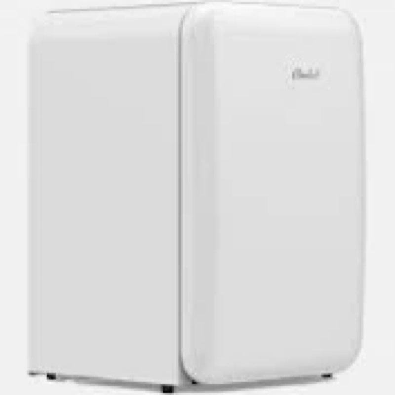Cooluli Curve 3.8 cu ft Mini Fridge with Freezer - Small Refrigerator for Bedroom, Office, Dorm Room