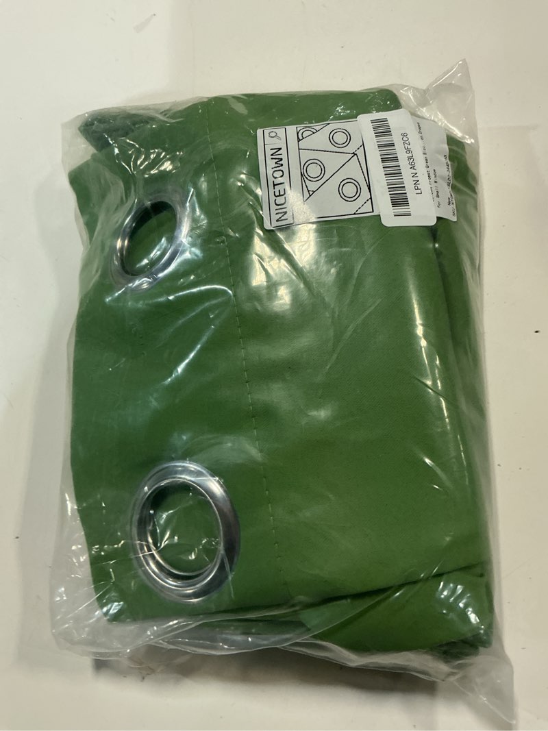 Condition photo showing Good Condition for NICETOWN Froest Green Blackout Curtains 45 inches Length for Cafe, 2 Panels, 34" Wide, Thermal Insulated Decoration Drapes for Small Window Forest Green 34"W x 45"L (Pack of 2)