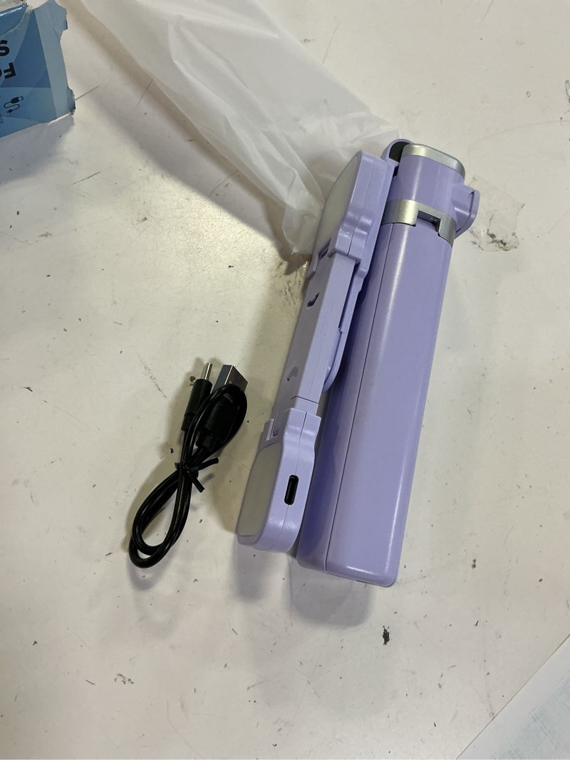 Condition photo showing Good Condition for mqouny mini iphone tripod stand & selfie stick with wireless remote & removable light, extendable stand 360 rotation compatible with iphone & android samsung (purple)