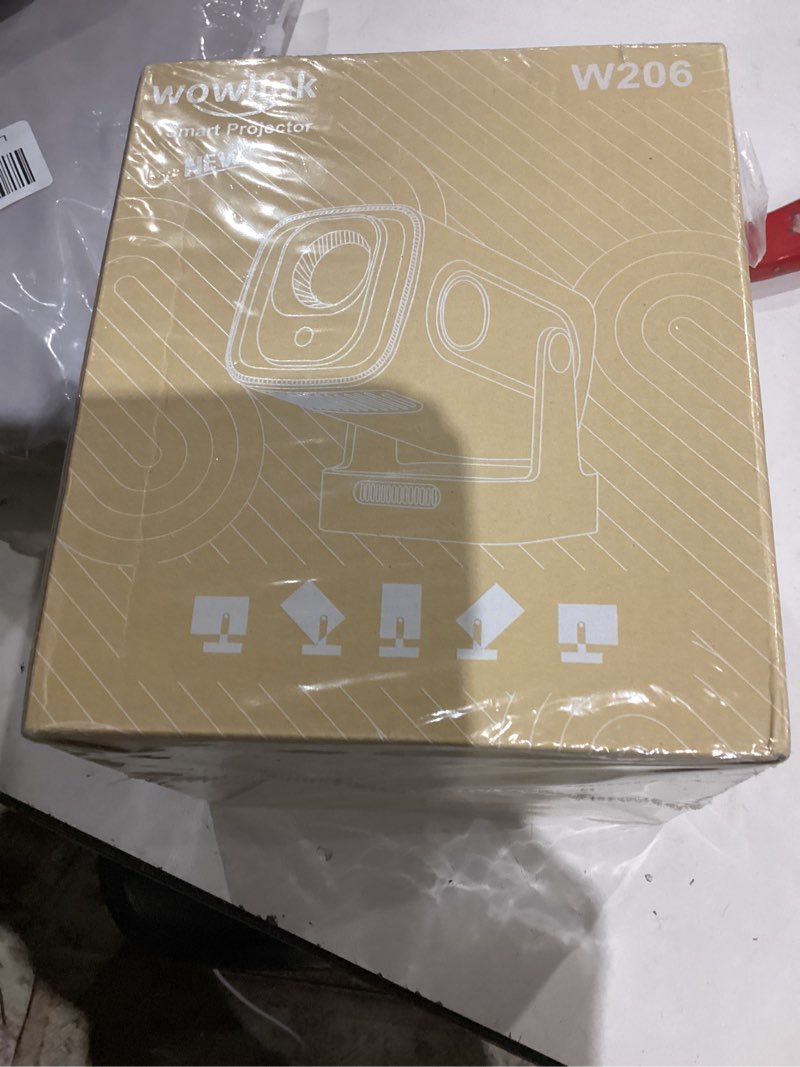 Condition photo showing Good Condition for Projector [Auto Focus & 1080P Native & Built-in Apps] Projector 4K Support Auto Correction WiFi 6 Bluetooth 5.4 Mini Portable Projector Compatible with HDMI/TV Stick/Memory Stick/Laptop, Dark Black