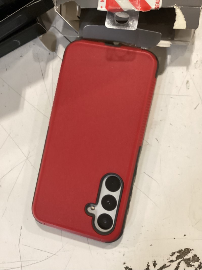 Condition photo showing Good Condition for onn. slim rugged phone case for samsung galaxy a35 5g - red/gray