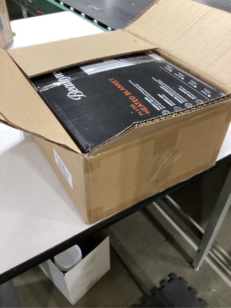 Condition photo showing New/Like New for Beautyrest Heated Electric Blanket for Cold Weather, Fast Heating Heated Blanket, Auto Shut Off, Virtually Zero EMF, Multi Heat Setting, UL Certified, Ivory King (90 inx100 in) King (90 in x 100 in) Ivory