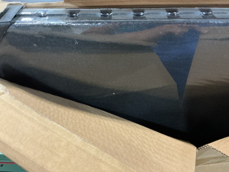 Condition photo showing New/Like New for wood panels for wall acoustic slat wall panels 2-piece 47.2"×23.6" 3d fluted sound absorbing panel for interior wall decor and ceiling - black 2-pcs 47.2"×23.6" black