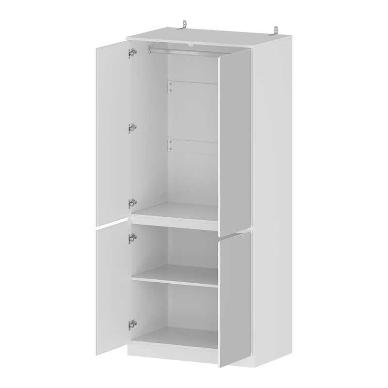 FUFU&GAGA Mirrored Armoire