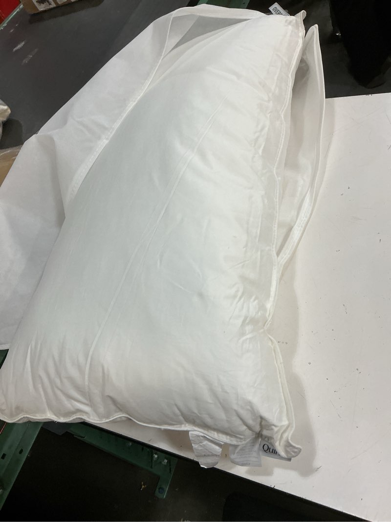Condition photo showing Good Condition for quince premium down alternative pillow king medium/firm