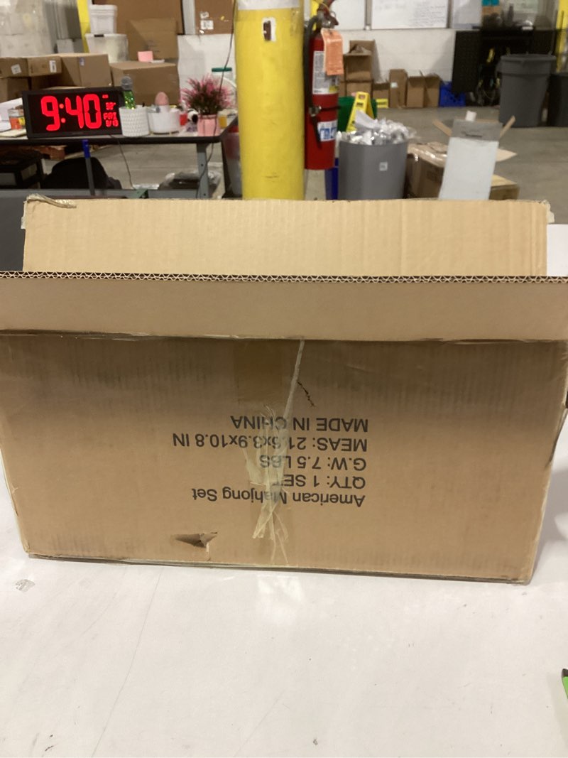 Condition photo showing Good Condition for American Mahjong Game Set, 166 Light Green Tiles, 4 All-in-One Color Rack/Pushers, Complete Mahjong Tile Set, Light Green Carrying Bag