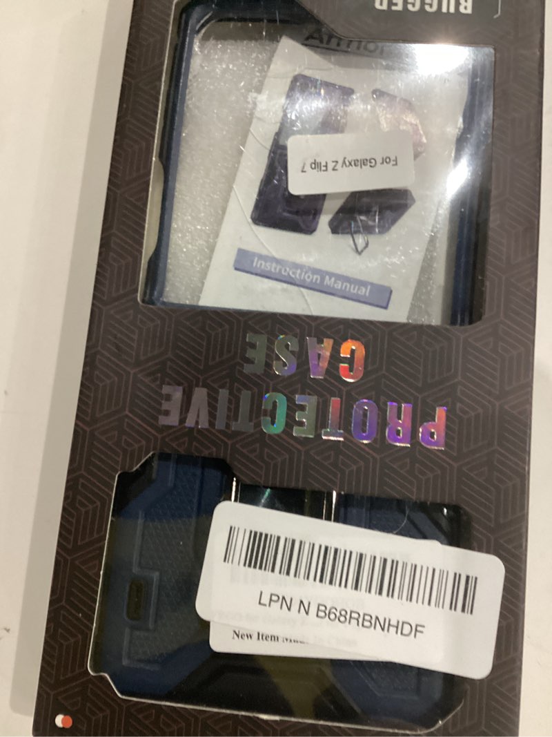 VEGO for Galaxy Z Flip 7 Case [Built-in Screen Protector][Anti-Scratch] [Hinge Protection] Military Drop Protection Ring Kickstand Phone Case for Samsung Galaxy Z Flip 7 5G 2025(Not for Flip 7FE)-Blue Blue for Z Flip 7