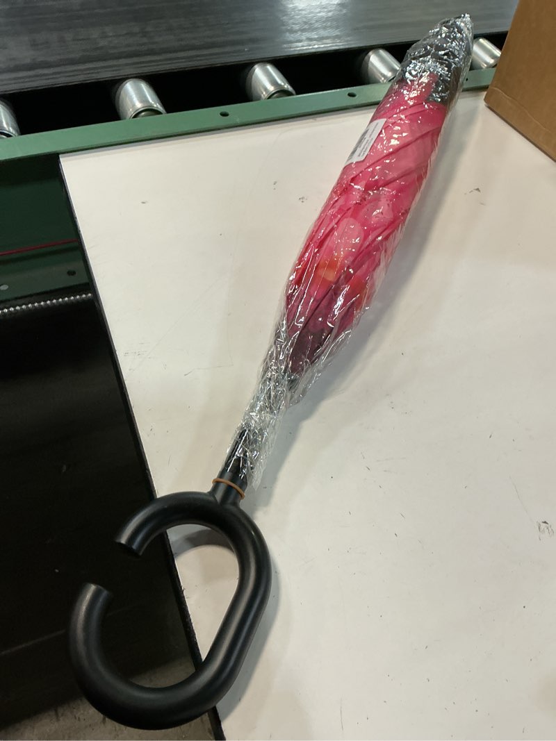 Condition photo showing New/Like New for llanxiry umbrella,inverted reverse upside down umbrellas with c-shaped handle, anti-uv waterproof rain umbrella for women and men