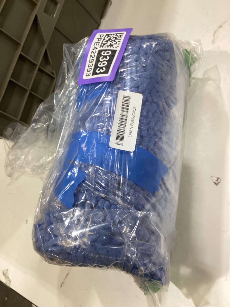 Condition photo showing New/Like New for Smiry Luxury Chenille Bathroom Rugs 30x20, Extra Soft and Absorbent Shaggy Bath Mat, Machine Washable, Non-Slip Plush Carpet Runner for Tub, Shower, and Floor, Home Decor Accessories, Cornflower Blue 30'' x 20'' Cornflower Blue