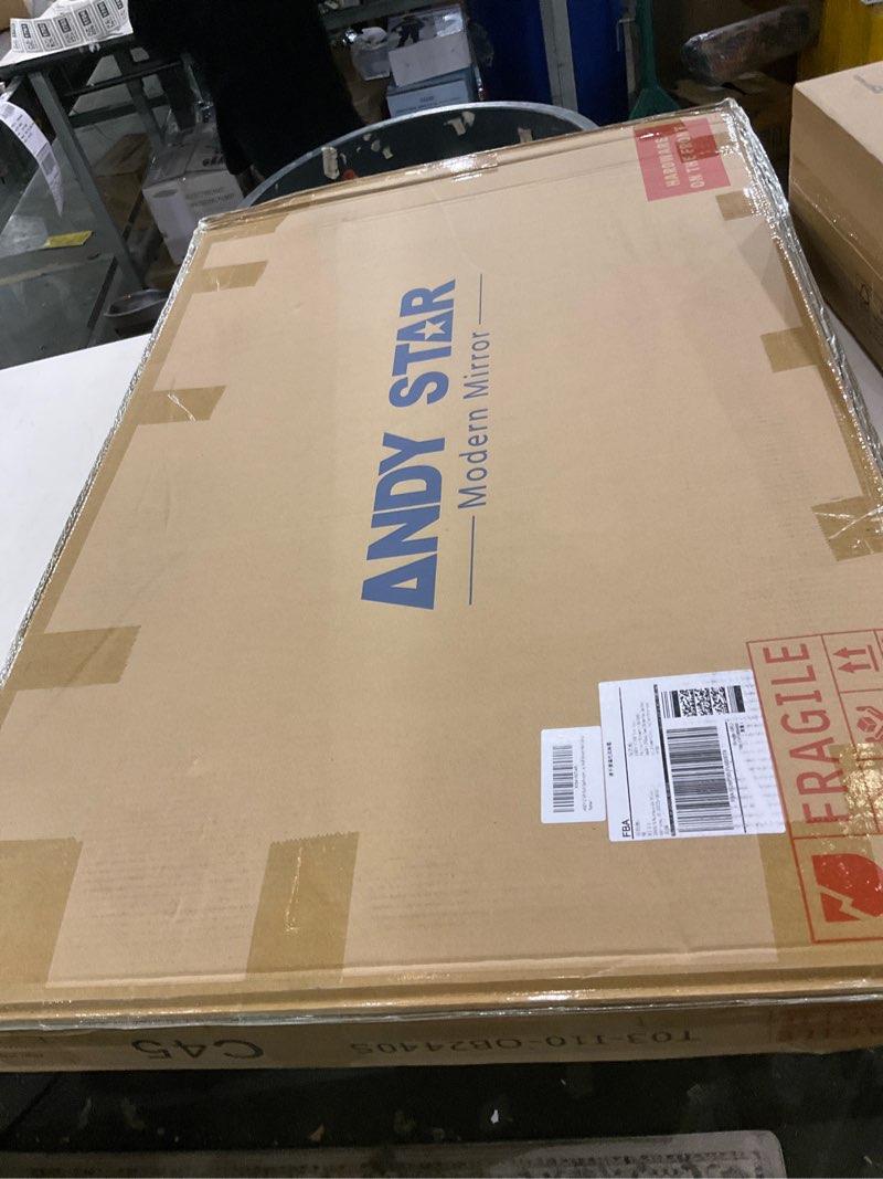 ANDY STAR Oval Bathroom Wall Mount mirror Horizontal New