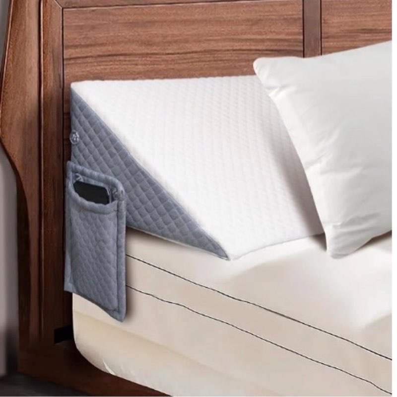 ZTVZTV King Size Wedge Pillow for Headboard, Bed Gap Filler Pillow, Stop Pillow Falling Down, Triang