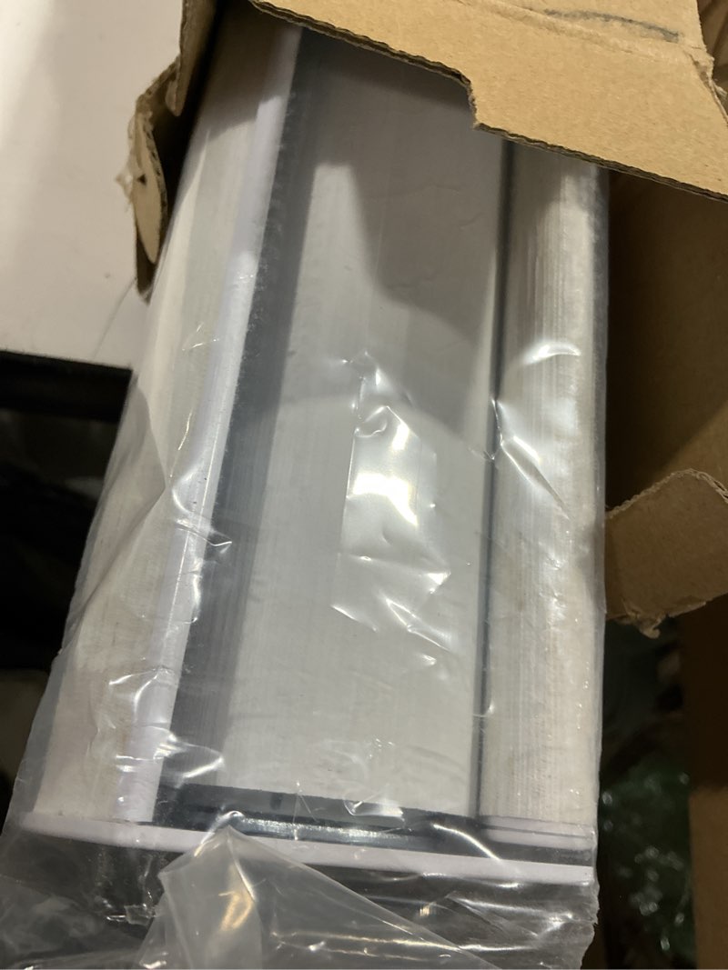 Condition photo showing Good Condition for joydeco natural woven roller shades for indoor windows, cordless blackout blinds with curved valance, thermal insulated uv protection privacy window shades for home and office (cream,30" w x 72" h) cream white 30"w x 72"h