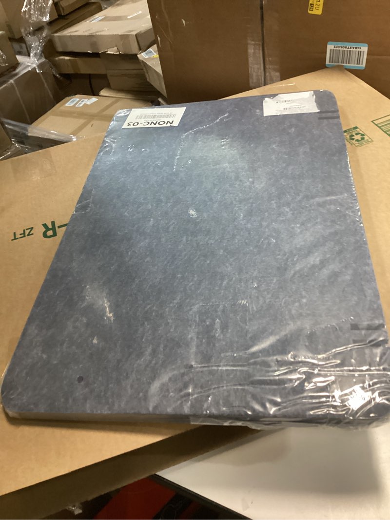 Condition photo showing Good Condition for Fabbay 2-Piece Acoustic Desk Divider Desk Partition - 16x24"Freestanding Privacy Panel, Lightweight Soundproof Partition with Support Feet for Office or Classroom Use(Silver Gray)