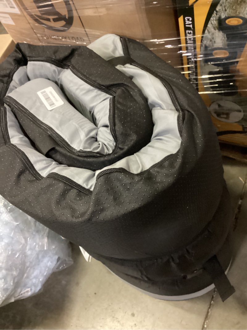 Condition photo showing As Is for CYMULA Memory Foam Camping Mattress Pad,3inch Sleeping Pad for Camping,Non-Slip Bottom Floor Cot Mattress Bed with Retaining Portable Roll up Mattress Pad Mat for Travel Truck Guest Bed Tent