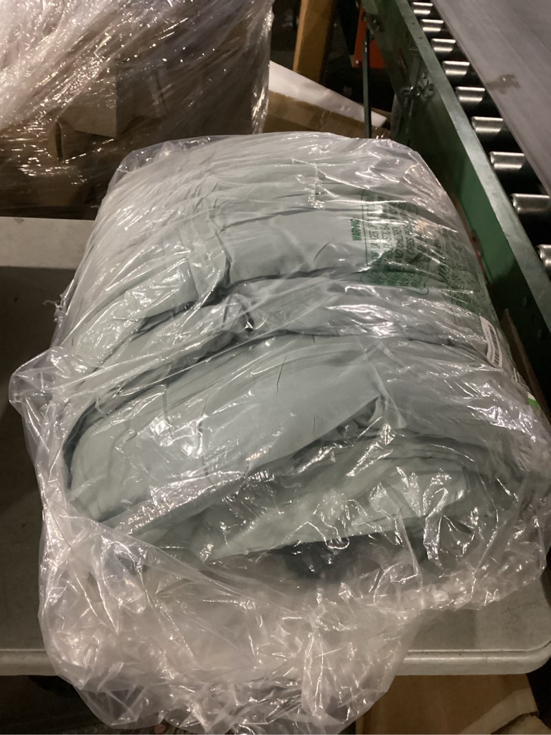 Condition photo showing Good Condition for SIMILAR TO STOCK PHOTO. SIZE UNKNOWN. CozyLux Sage Green Comforter Set Queen Size, 3 Pieces Solid Breathable Quilted Style Bedding Sets, Luxury Fluffy Soft Microfiber Comforter for All Season(1 Comforter & 2 Pillowcases)