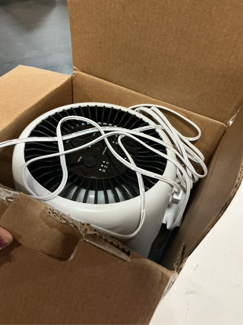 Condition photo showing Good Condition for air purifier for home bedroom, aromaroom h13 hepa air filter for smoke pollen dander hair smell air cleaner, 3-in-1 filter with sleep mode, quiet air cleaner for pets, home, baby room (white)