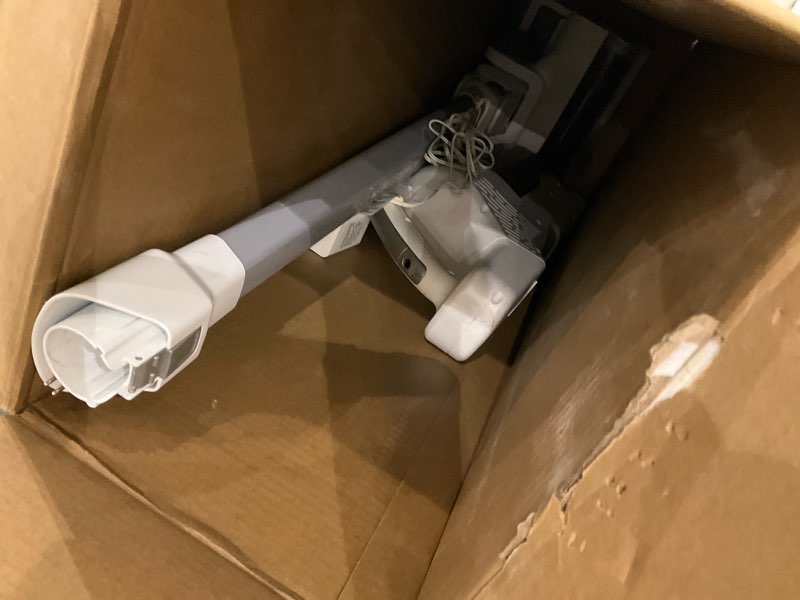 Condition photo showing As Is for BLACK+DECKER POWERSERIES 16V MAX Stick Vacuum Cordless Rechargeable with LED Lights,Portable Vacuum Cordless, Lightweight, Anti-Tangle, Self-Standing, Multi-Surface, White (BHFEA420J) 16V Vacuum