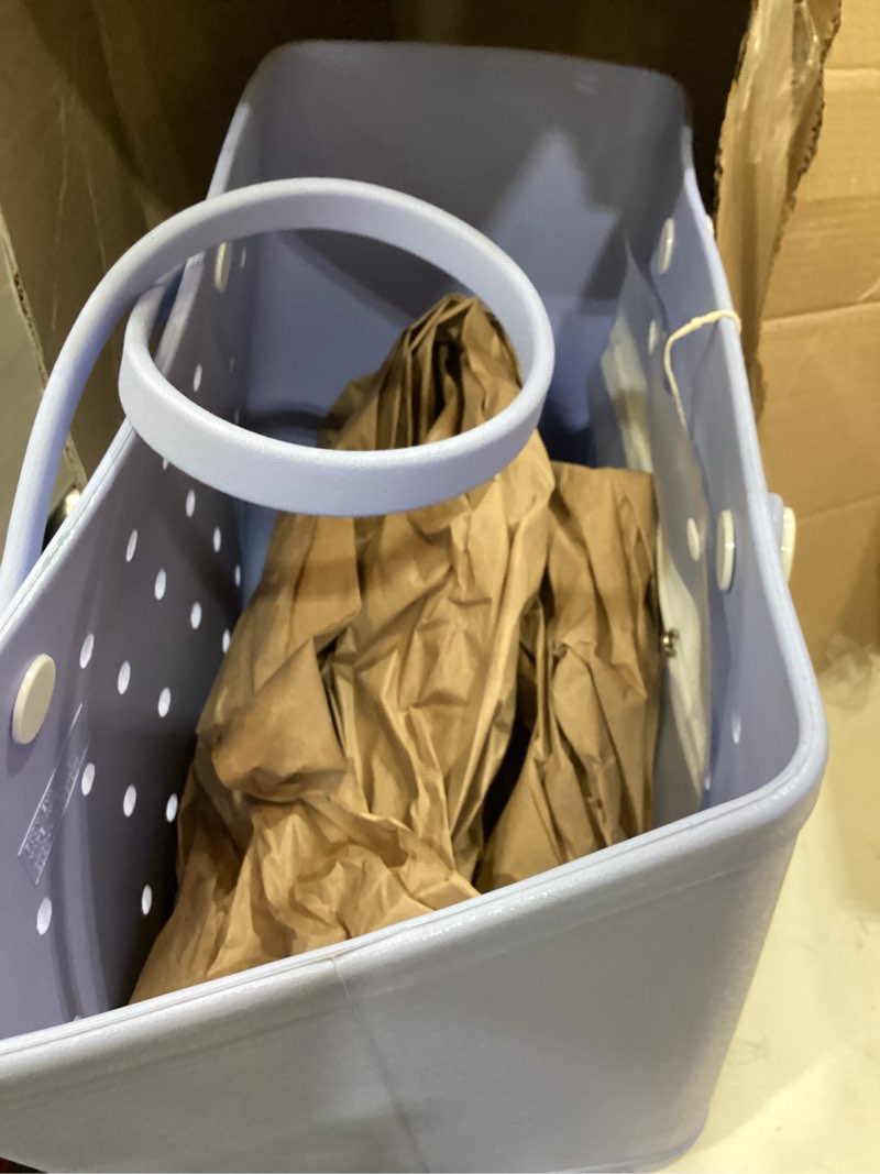 Condition photo showing Good Condition for rubber beach bag for women, waterproof travel tote bags for beach | waterproof sand-proof tote bags with zipper pocket, durable lightweigh tote bag for outdoor breeze blue-x-large x-large