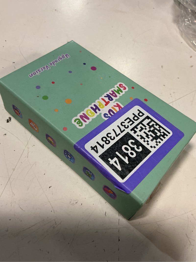 Condition photo showing New/Like New for kids phone toys for boys, 3 4 5 6 7 8 year old boys girls christmas birthday gifts for kids, 2.8" touchscreen smartphone toddler cell phone, children play toy phone with camera, game, music, 8gb card sky blue